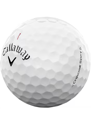 Callaway Golfballen Chroom Zacht 12-Pack, wit
