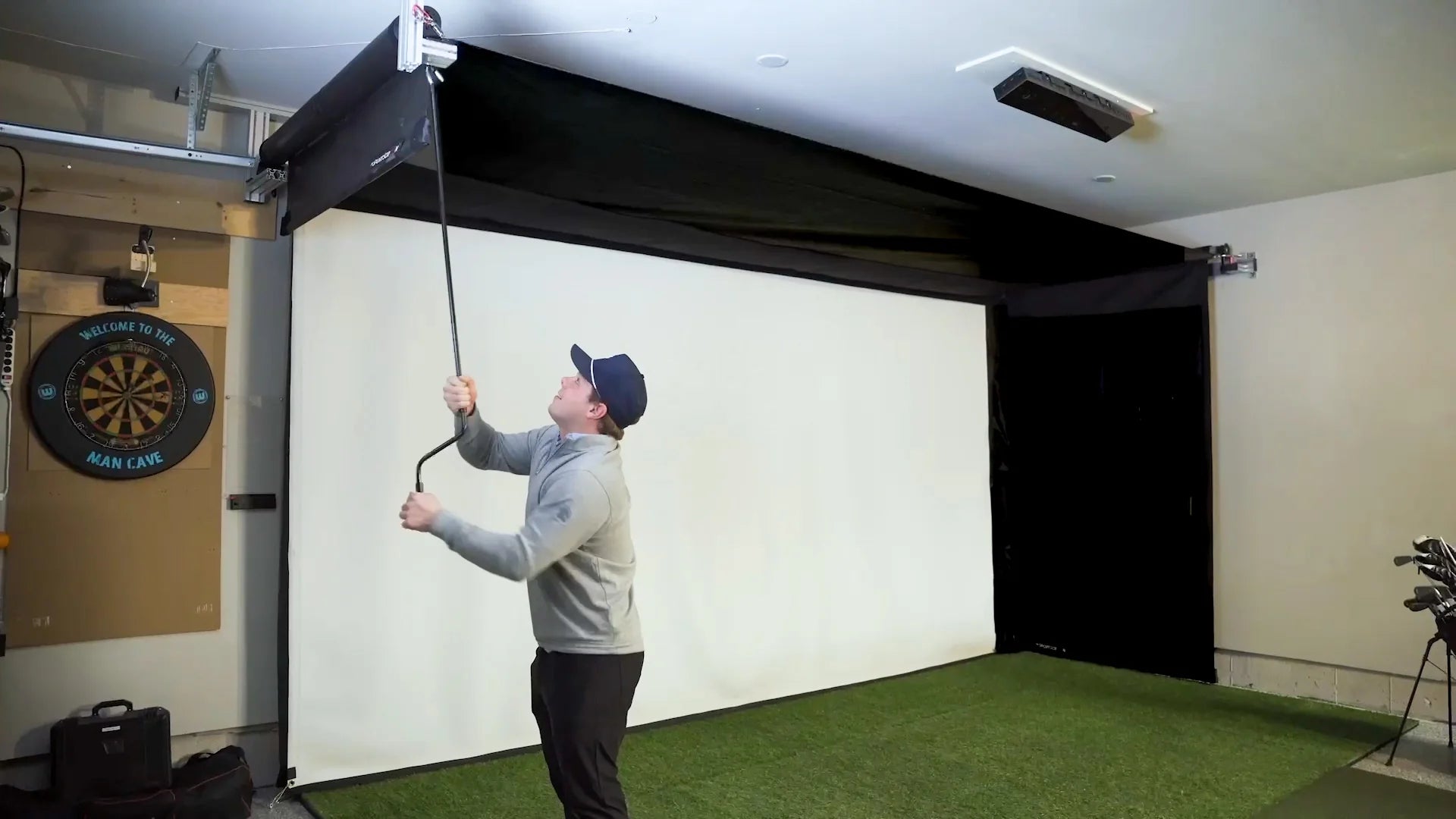 Vanish Retractable Golf Enclosure - Sportscreen - 13H - 3,7m - manueel