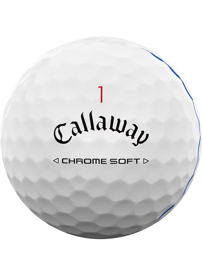 Callaway Chroom Zacht Drievoudig Spoor 12-Pak, wit