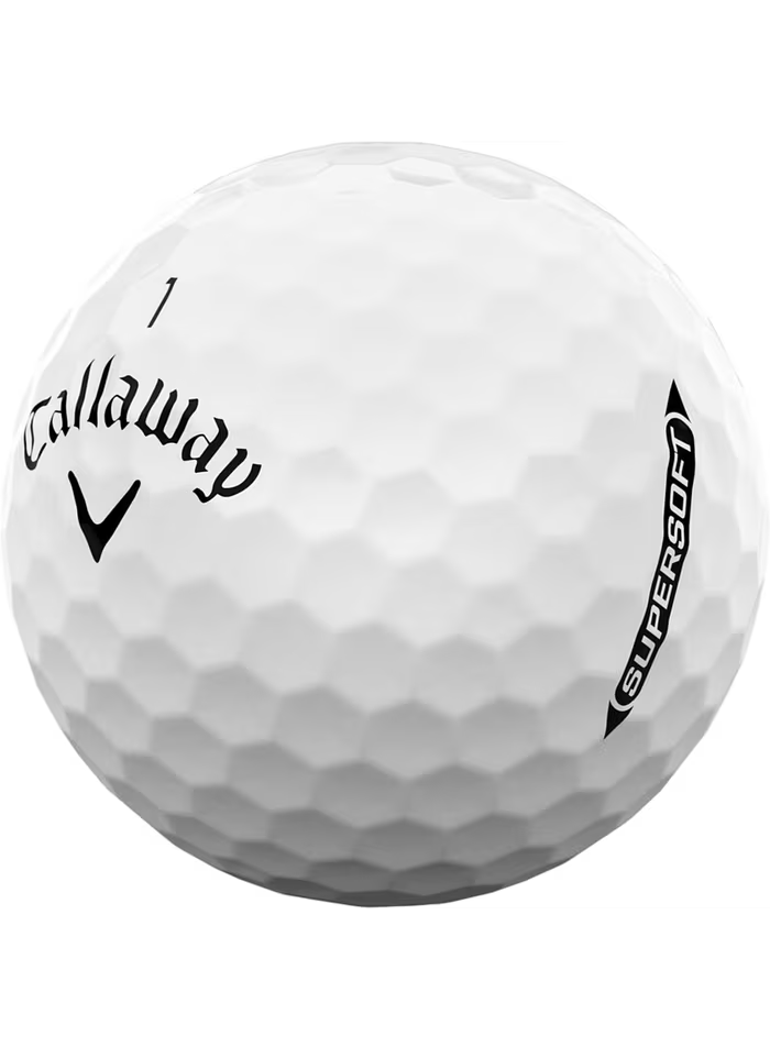 Callaway Golfballen Supersoft 12-pack, wit