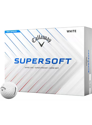 Callaway Golfballen Supersoft 12-pack, wit
