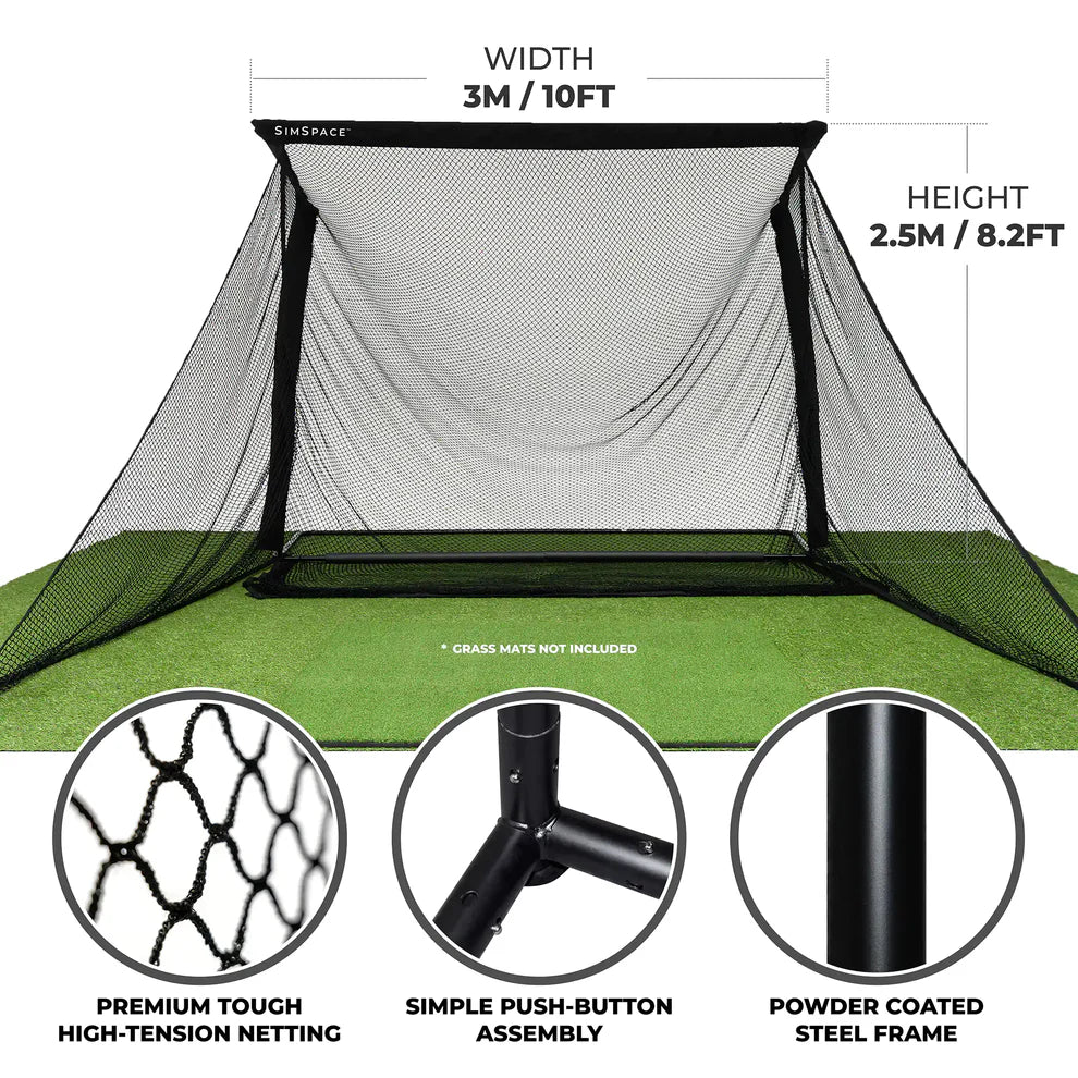 SimSpace Wide Deluxe Oefennet + Impact Screen
