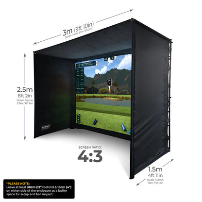 SimSpace Golfbehuizing (6 maten)