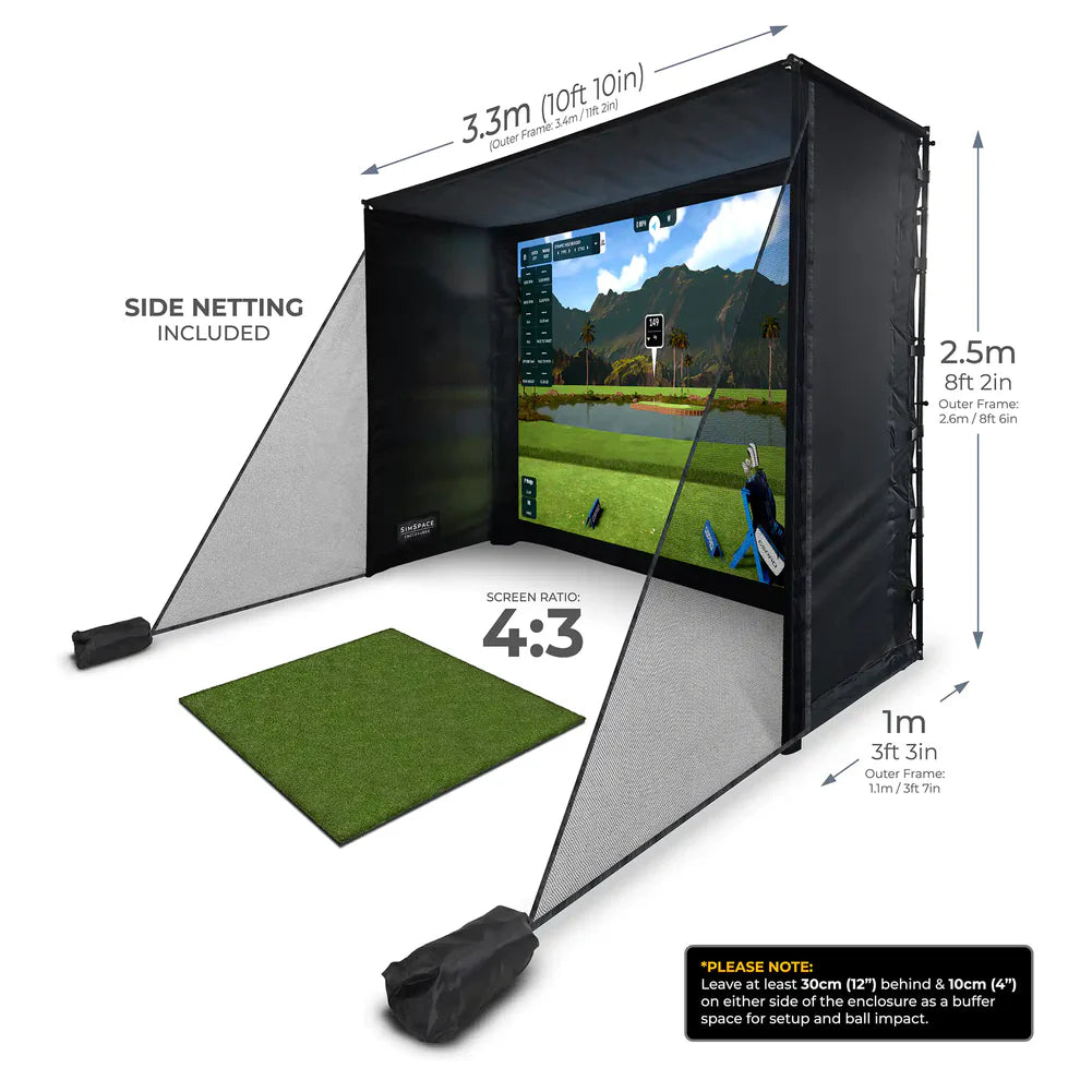SimSpace Slim Golf Behuizing