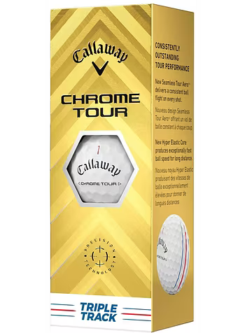 Callaway Chrome Tour Triple Track 12-pack, wit