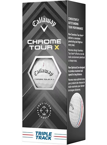 Callaway golfballen Chrome Tour X Triple Track 48-pack, wit