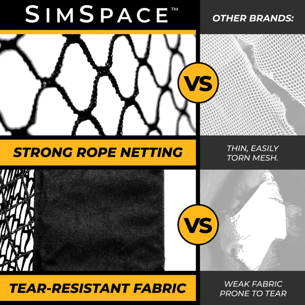 SimSpace Wide Deluxe Oefennet + Impact Screen