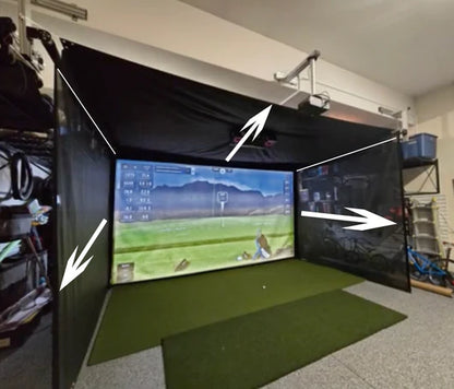 Vanish Retractable Golf Enclosure - Sportscreen - 13H - 3,7m - Remote