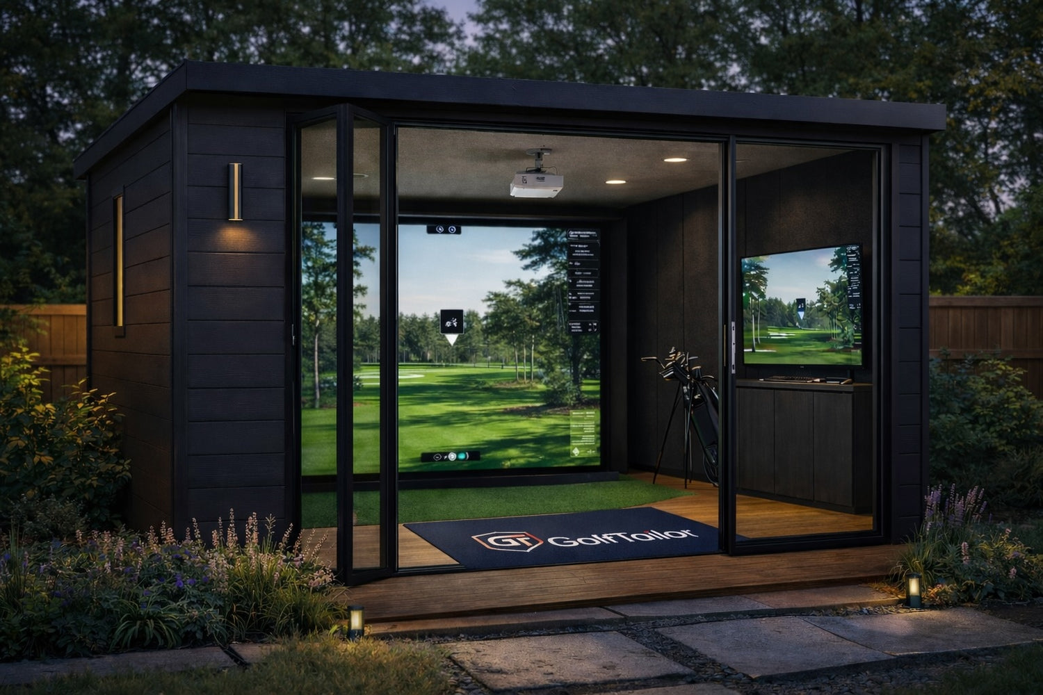 Golfsheds - GolfPod with Foresight Quad