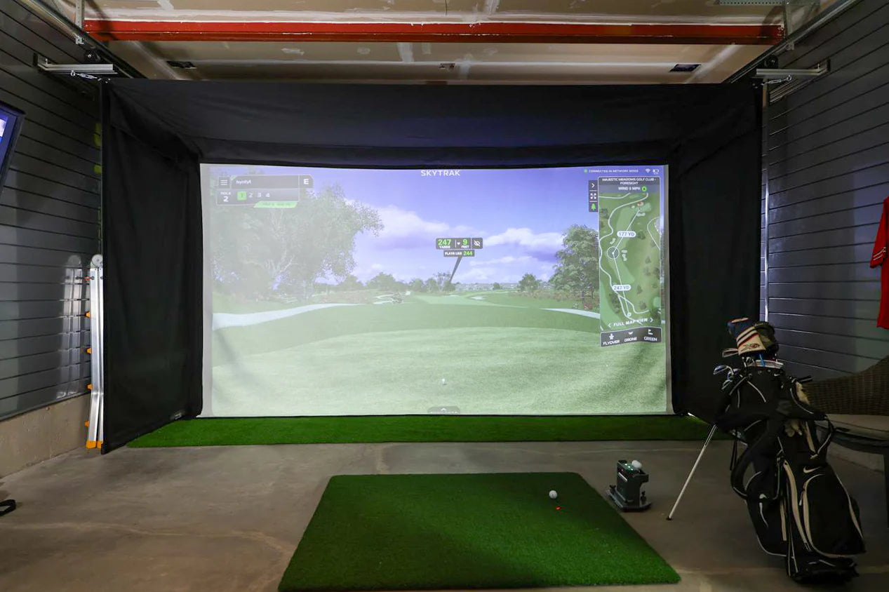 Vanish Retractable Golf Enclosure - Sportscreen - 13H - 3,7m - Remote