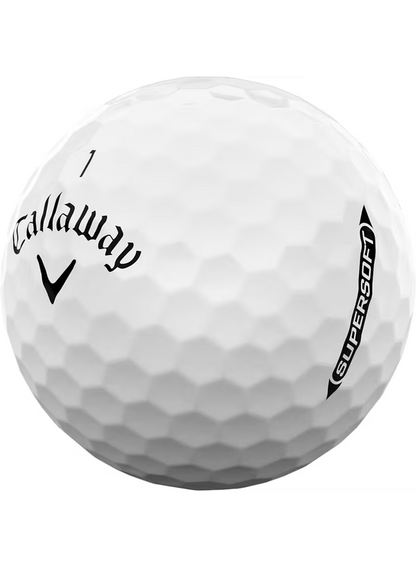 Callaway Golfballen Supersoft 12-pack, wit